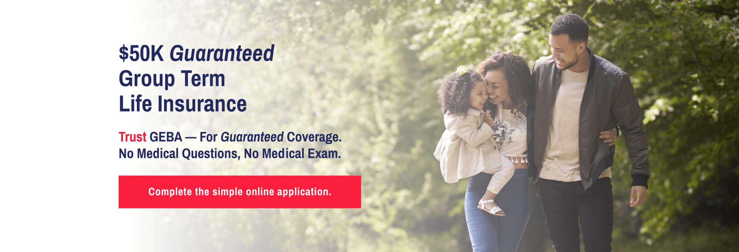 $50K Guaranteed Issue for New Federal Employees with GEBA
